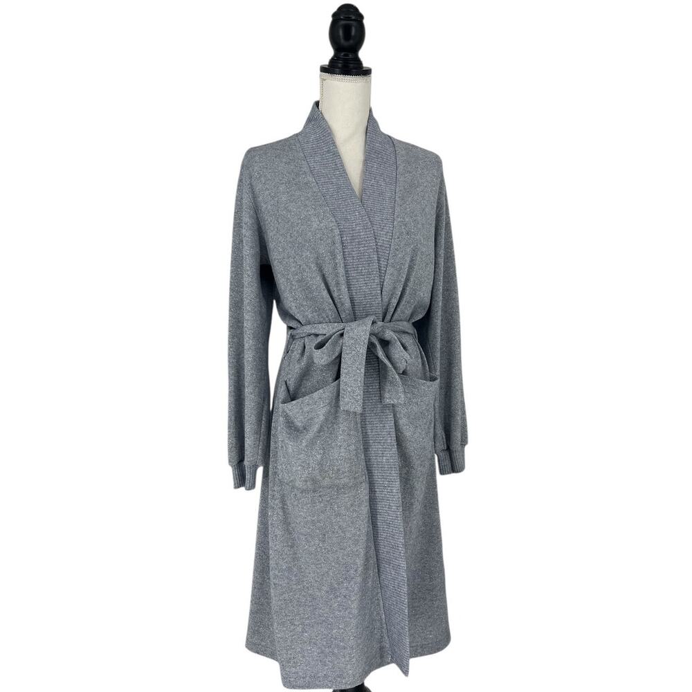 Pluto Intimates Metallic Blue Robe - image 4